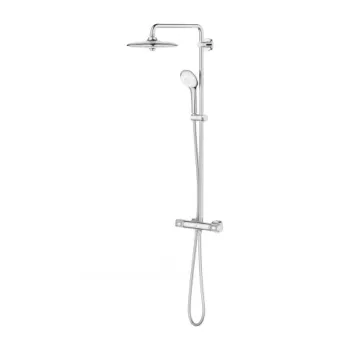 Sistem de dus cu baterie termostatata Grohe Euphoria 260 crom lucios imagine