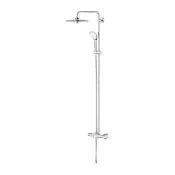 Sistem de dus cu baterie termostatata Grohe Euphoria 260 crom lucios imagine