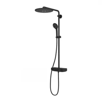 Sistem de dus cu baterie termostatata Grohe Euphoria SmartControl 310 negru mat imagine