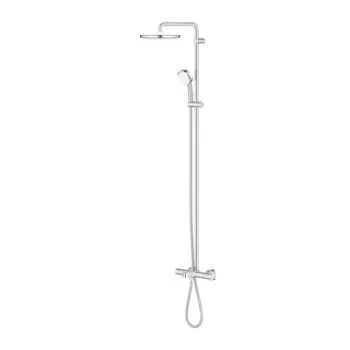 Sistem de dus cu baterie termostatata Grohe Tempesta Cosmopolitan 250 crom lucios imagine