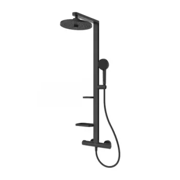 Sistem de dus cu baterie termostatata Ideal Standard Alu+ negru mat aluminiu imagine