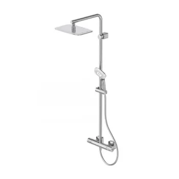 Sistem de dus cu baterie termostatata Ideal Standard Ceratherm 100 crom lucios imagine