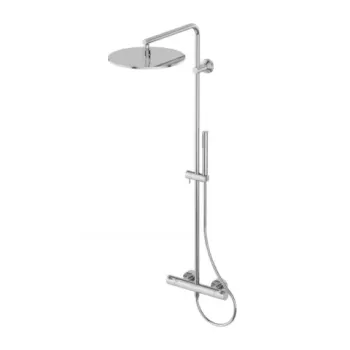 Sistem de dus cu baterie termostatata Ideal Standard Ceratherm T125 crom lucios imagine