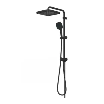 Sistem de dus fara baterie Grohe Tempesta 250 Cube negru mat imagine