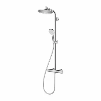 Sistem de dus Hansgrohe Crometta S cu baterie dus termostatata crom lucios imagine