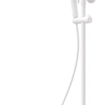 Sistem dus cu baterie monocomanda Deante Blur, 3 functii, alb imagine