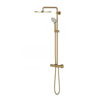 Sistem dus cu baterie termostatata Grohe Euphoria 310 auriu periat Cool Sunrise imagine