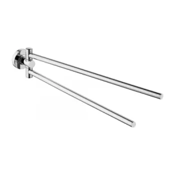 Suport prosop dublu Ideal Standard IOM 40.3 cm crom lucios imagine