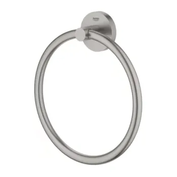 Suport prosop inel Grohe Essentials crom periat Supersteel imagine