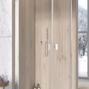 Usa cabina dus semirotunda Radaway Nes PDD I, 80 x H200 cm, stanga imagine