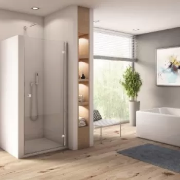 Usa de nisa pivotanta SanSwiss Annea AN1C 90xH200 cm, stanga imagine