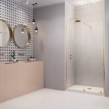 Usa de nisa Radaway Furo Gold DWJ 90xH200cm varianta dreapta imagine