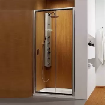 Usa de nisa Radaway Premium Plus DWJ 110X190 cm, culisanta, sticla transparenta imagine