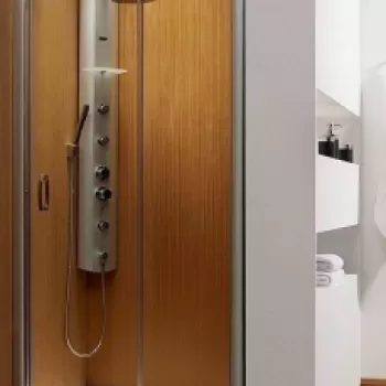 Usa de nisa Radaway Premium Plus DWJ, culisanta, 130X190 cm, sticla transparenta imagine