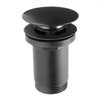 Ventil lavoar Click-Clack FDesign Kleome cu preaplin negru mat imagine