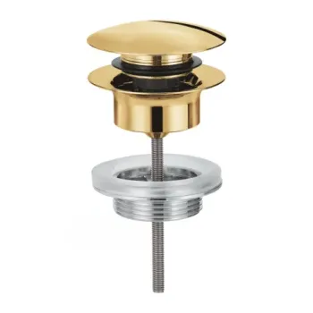 Ventil lavoar Grohe Push-Open auriu lucios Cool Sunrise imagine