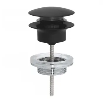 Ventil lavoar Grohe Push-Open negru mat Phantom Black imagine