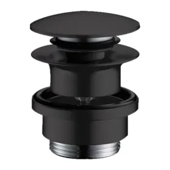 Ventil lavoar Hansgrohe Push-Open negru mat imagine