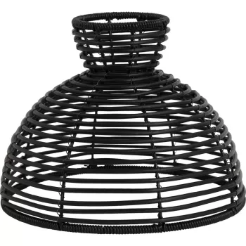 Abajur negru de exterior pentru plafoniera Star Trading Runde, o 26 cm imagine