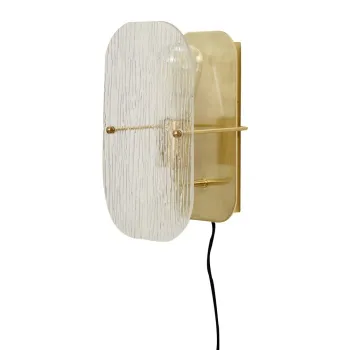 Aplica de perete alamie cu alimentare la priza Ruffle - Hubsch imagine