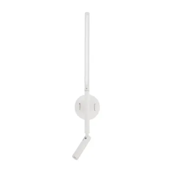 Aplica de perete alb mat LED cu structura flexibila din aluminiu Handy - Nova Luce imagine