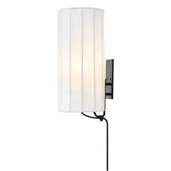 Aplica de perete alb-negru cu alimentare la priza Hikari - Markslojd imagine