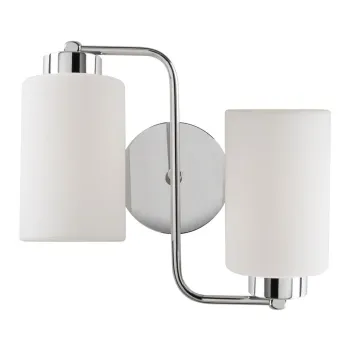 Aplica de perete alba/argintie Balcova - Opviq lights imagine