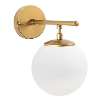 Aplica de perete alba/aurie Roe - Opviq lights imagine