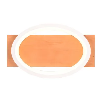 Aplica de perete alba/in culoare naturala LED cu intensitate reglabila Barca - Trio imagine