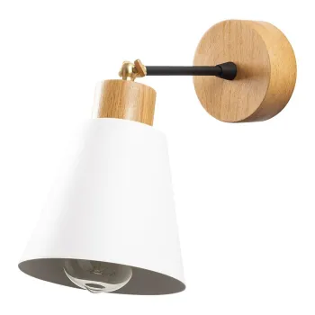 Aplica de perete alba/in culoare naturala Manavgat - Opviq lights imagine