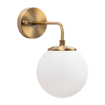 Aplica de perete alba/in culoarea bronz o 15 cm Viran - Opviq lights imagine