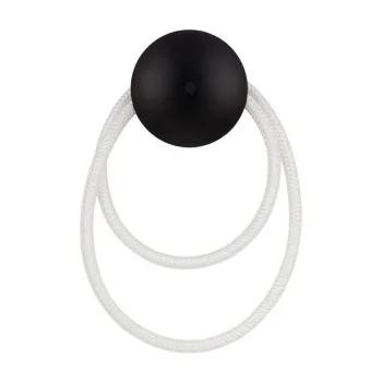 Aplica de perete alba/negru-mat LED din otel Ilane - Nova Luce imagine