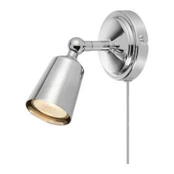 Aplica de perete argintie cu alimentare la priza Tiny - Markslojd imagine