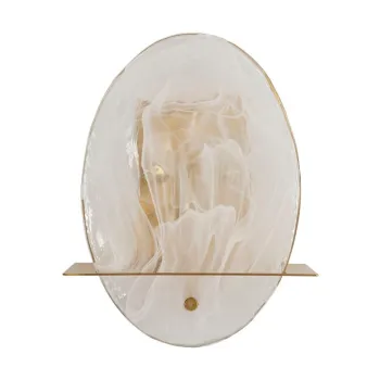 Aplica de perete aurie din sticla Portlan - Mauro Ferretti imagine