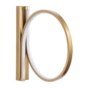 Aplica de perete aurie LED o 30 cm Halka - Opviq lights imagine