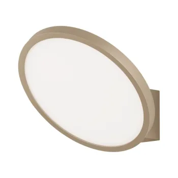 Aplica de perete auriu mat LED cu intensitate reglabila din aluminiu Vea - Nova Luce imagine
