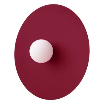 Aplica de perete burgundy din metal o 50 cm AKE - Thoro imagine
