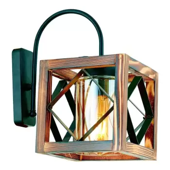 Aplica de perete din lemn de carpen Zikzak Caml? Aplik imagine