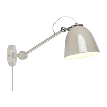 Aplica de perete grej cu alimentare la priza Tilt - Markslojd imagine