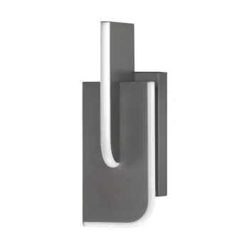 Aplica de perete gri deschis LED cu intensitate reglabila din metal Totem - Nova Luce imagine