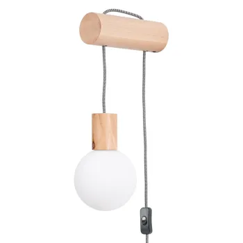 Aplica de perete in culoare naturala Arcadia - Nice Lamps imagine