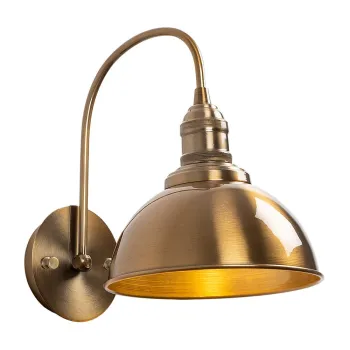 Aplica de perete in culoarea bronz o 21 cm Varzan - Opviq lights imagine