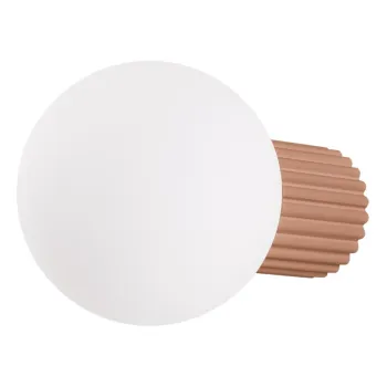 Aplica de perete maro deschis o 12 cm Orbital - Sollux imagine