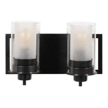 Aplica de perete neagra-alba - Ixia imagine