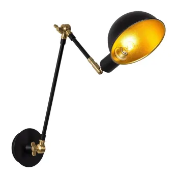 Aplica de perete neagra/aurie o 15 cm Sivani - Opviq lights imagine