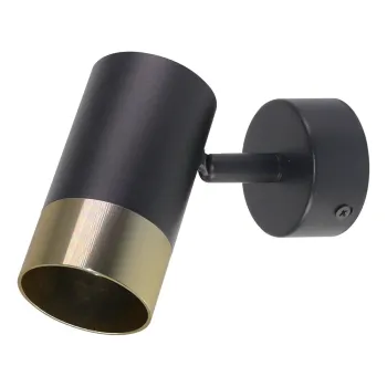 Aplica de perete neagra/aurie Tobi - Candellux Lighting imagine