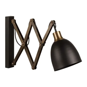 Aplica de perete neagra/in culoarea bronz o 16 cm Sivani - Opviq lights imagine