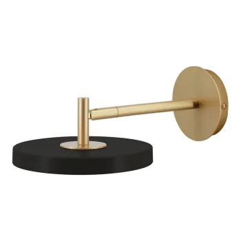 Aplica de perete neagra LED cu intensitate reglabila o 15 cm Asteria Wall Short - UMAGE imagine