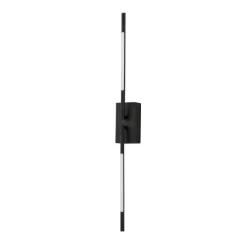 Aplica de perete neagra LED cu structura flexibila din metal Raccio - Nova Luce imagine