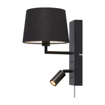 Aplica de perete neagra LED (lungime 28,5 cm) Como - Markslojd imagine